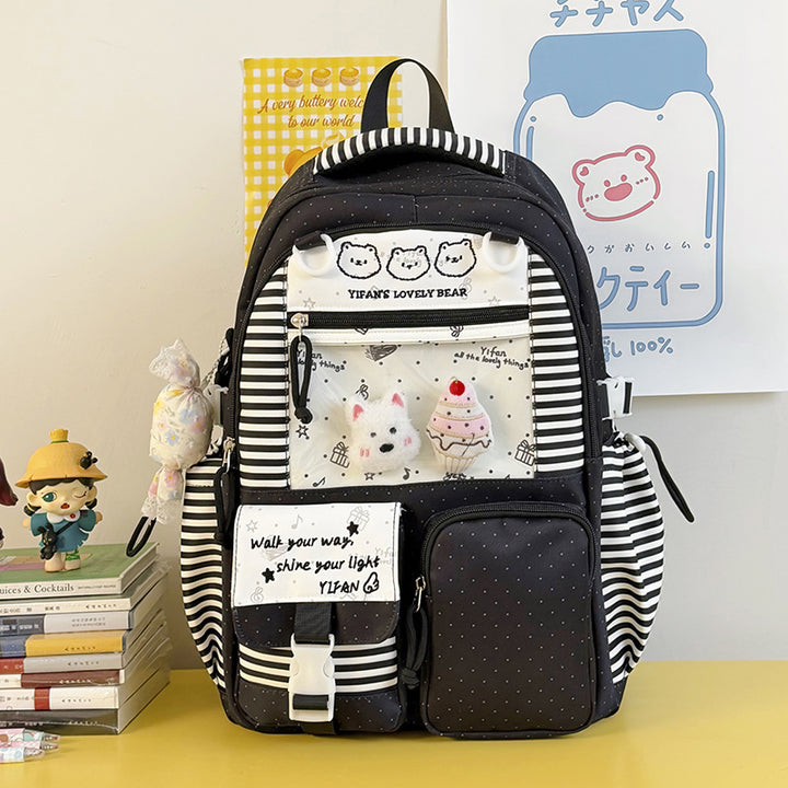 Cute Character Design School Backpack