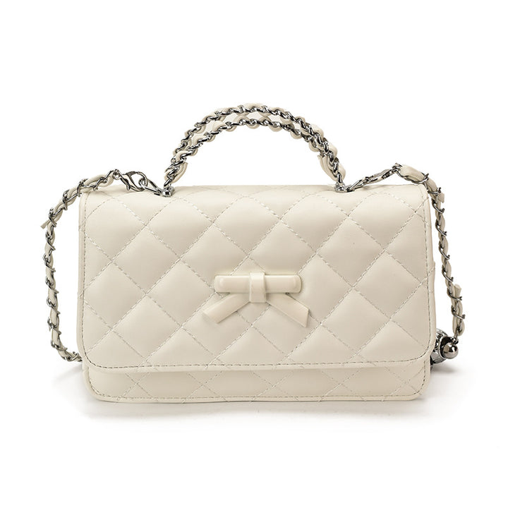 Quilted Bow-Detail Crossbody Bag Kalsten