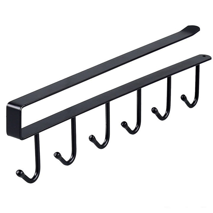 Wall Mounted Hook Rack Organizer