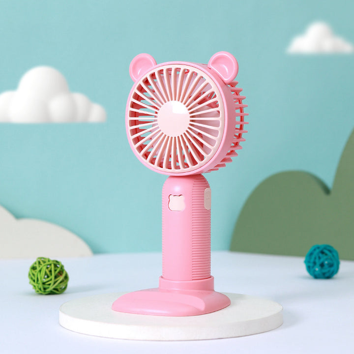 Ladies portable mini hand fan in cute bear design Kalsten