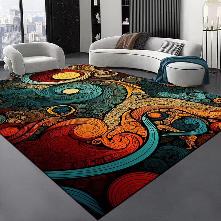 Abstract Swirl Area Rug Kalsten