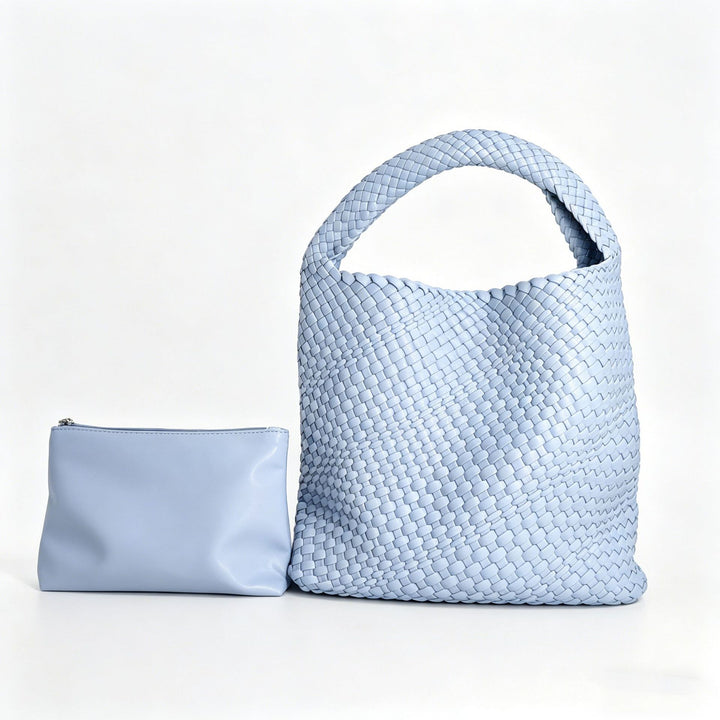 Textured Braided Tote Bag Kalsten