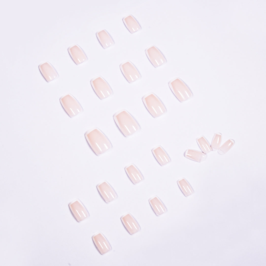 Elegant Nail Extensions with French Tip Kalsten