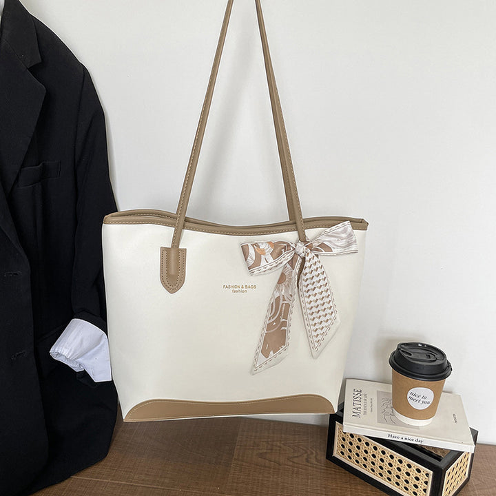 Elegant Faux Leather Tote Bag