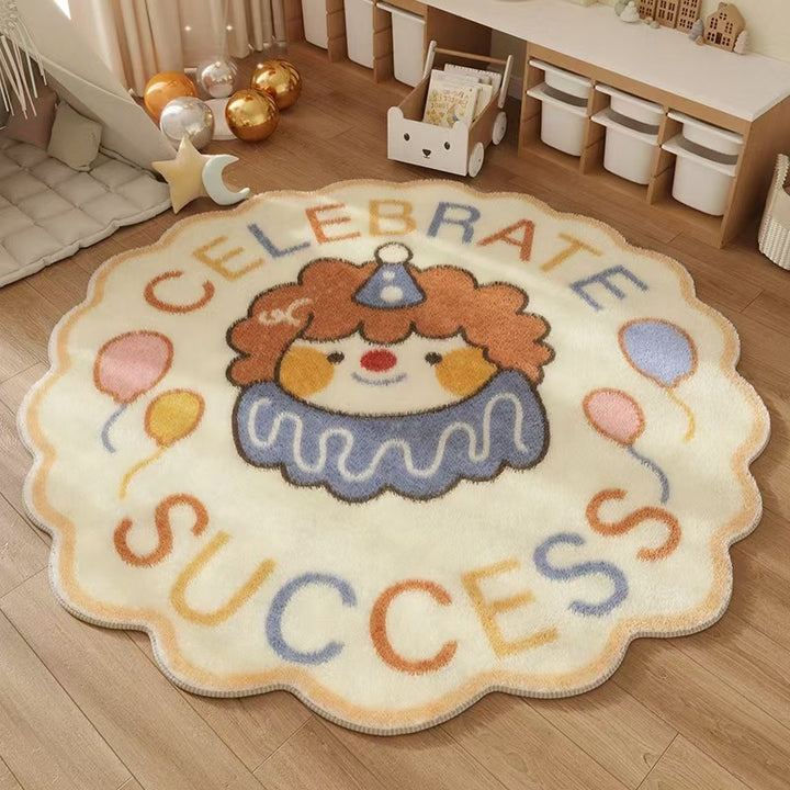 Cute Floral-Themed Area Rug