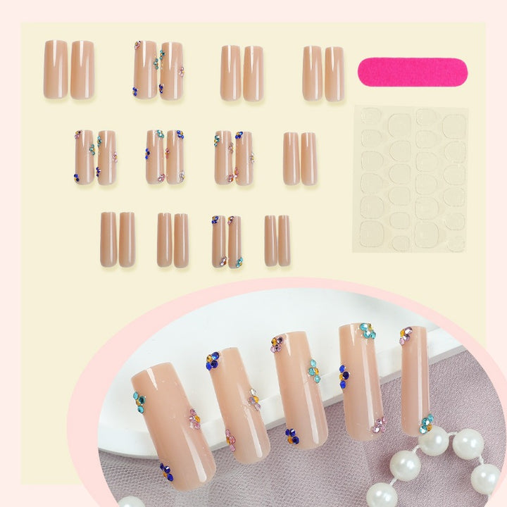 Nail art set with sparkling rhinestone accents Kalsten