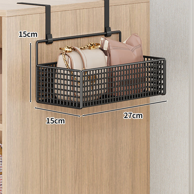 Overdoor Mesh Storage Organizer with Hooks