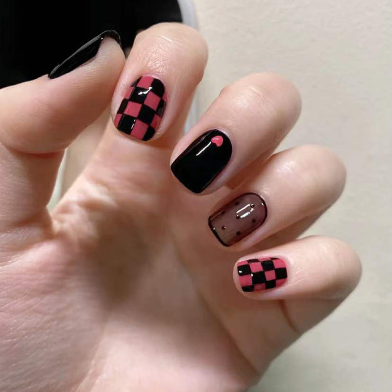 Decorative Floral Press-On Nail Art Set Kalsten