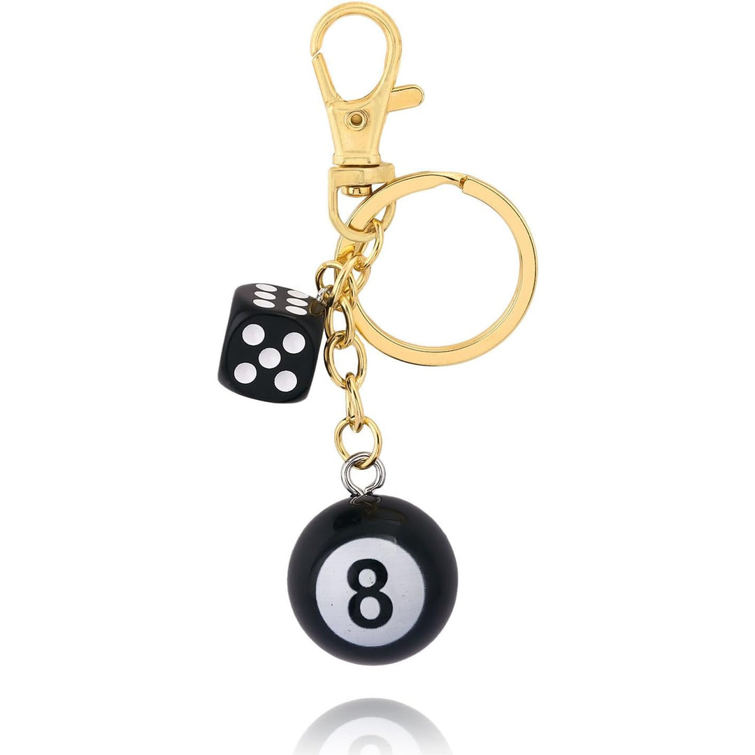 Keychain with Colorful Dice Kalsten