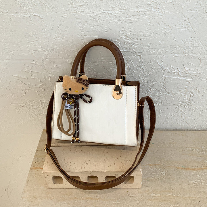 Elegant Textured Handheld Shoulder Bag