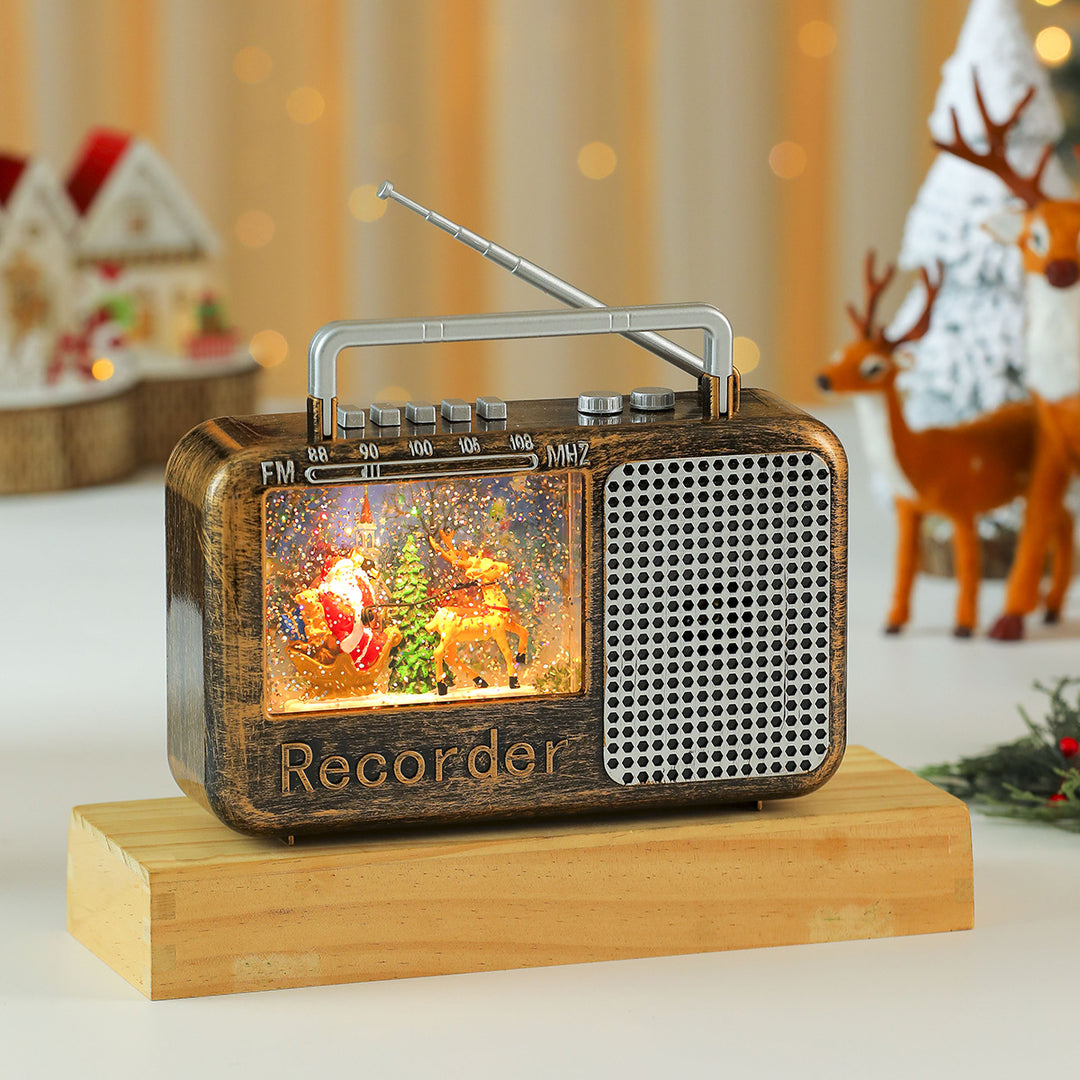 Decorative Musical Snow Globe Radio Kalsten