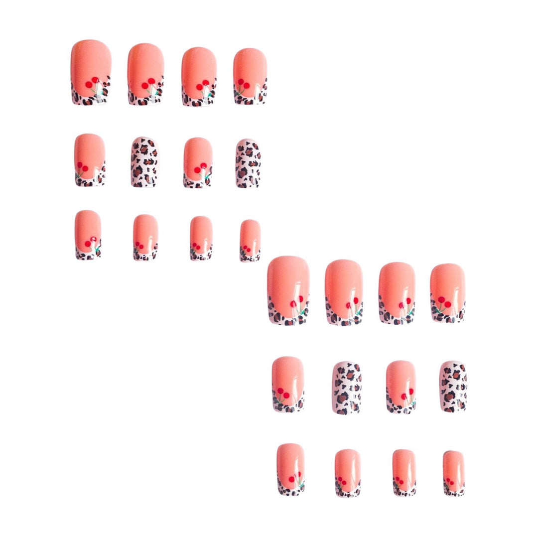 Artistic Leopard Print Nail Design