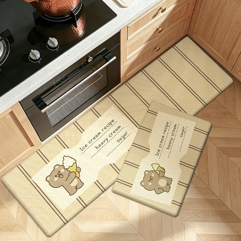 Playful Cartoon Kitchen Runner Mat Kalsten