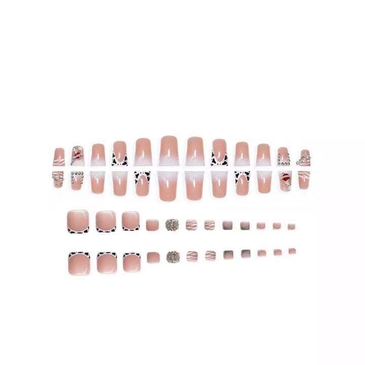 Artistic Gem-Embellished Nail Art Set Kalsten