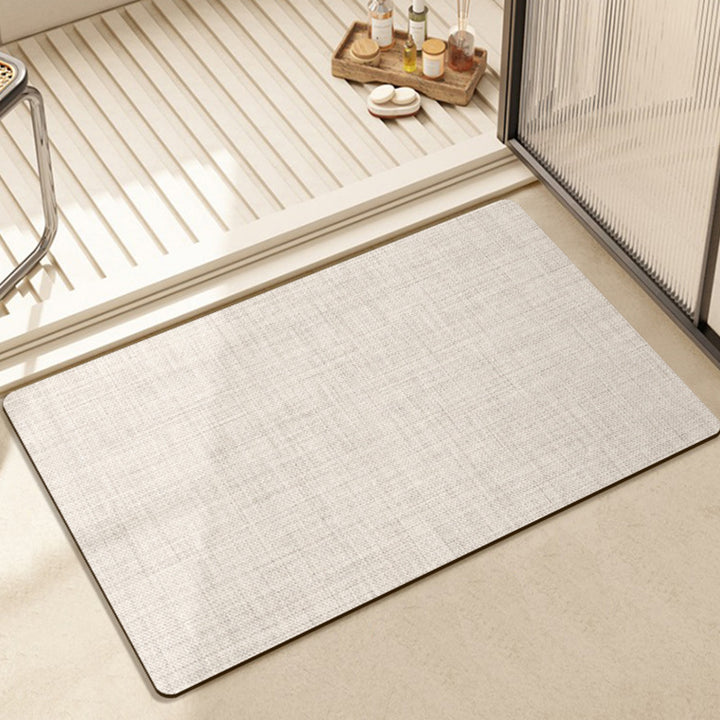 Modern Textured Bath Mat Kalsten
