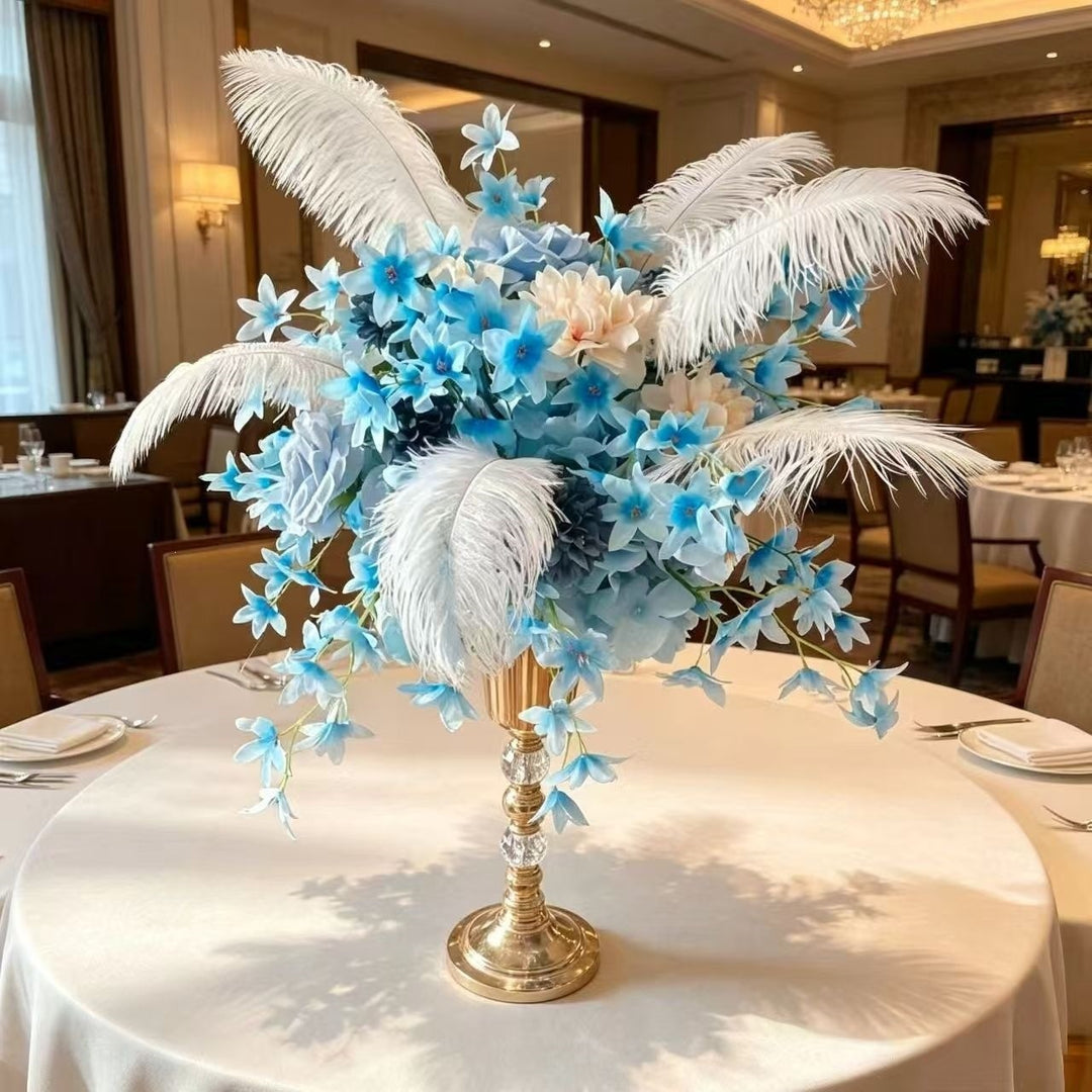 Luxurious Floral Arrangement with Decorative Stand