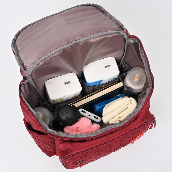 Elegant Quilted Multi-Compartment Backpack Kalsten
