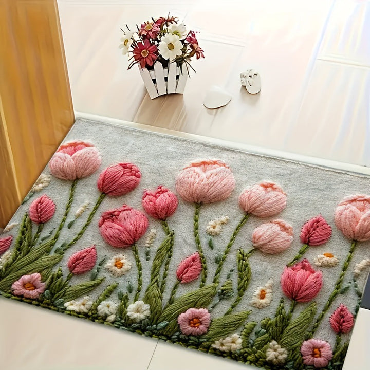 Leaf Design Outdoor Entrance Mat Kalsten