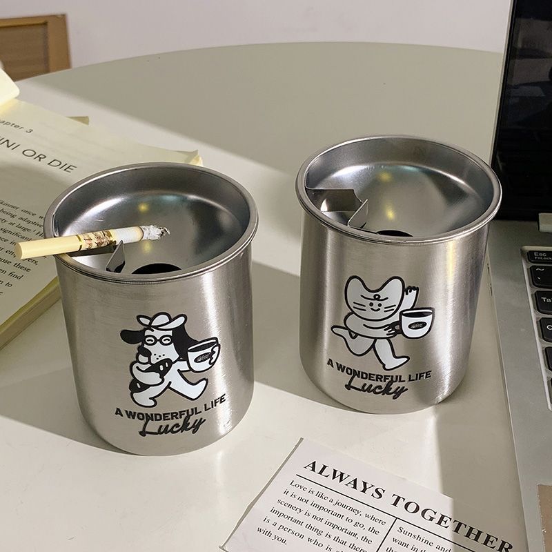 Stainless Steel Ashtray with Charming Design Kalsten