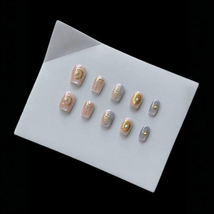 Celestial-Inspired Press-On Nail Set