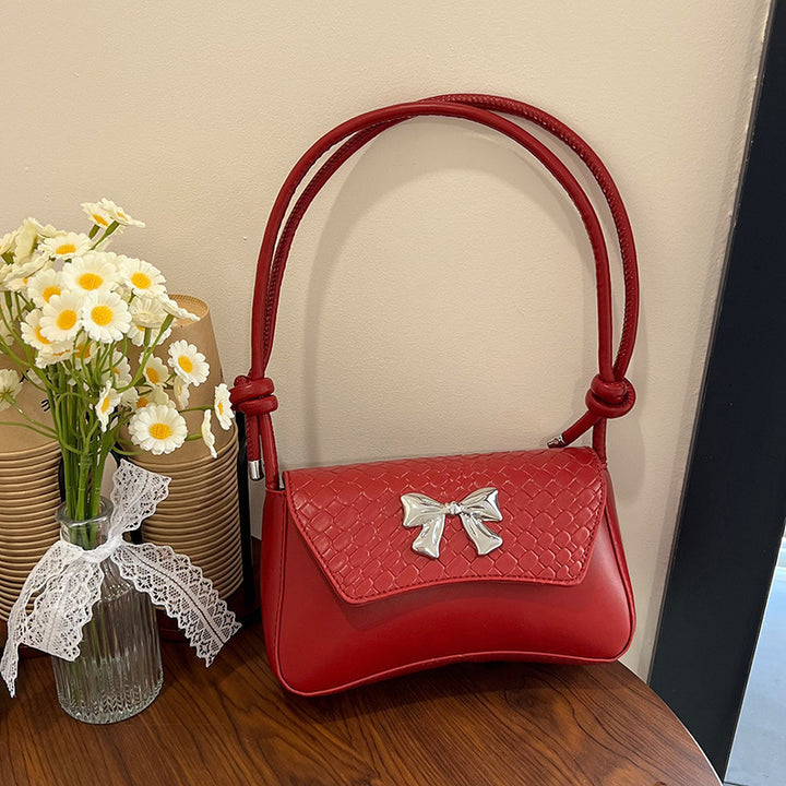 Chic Bow-Detail Handheld Clutch Bag Kalsten
