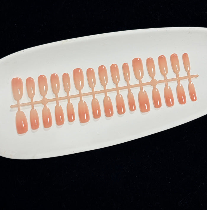 Natural Glossy Press-On Nail Set Kalsten 1789389043