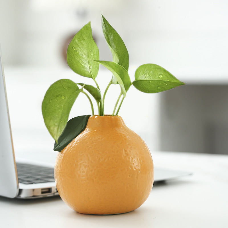 Whimsical Ceramic Fruit-Shaped Vase Kalsten