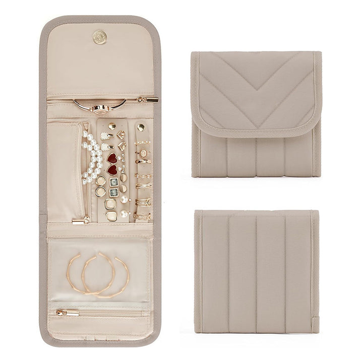 Jewelry organizer with versatile compartment layout Kalsten