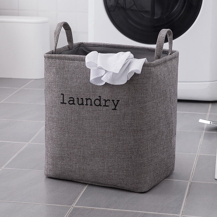 Laundry basket with practical carrying handle and modern design Kalsten