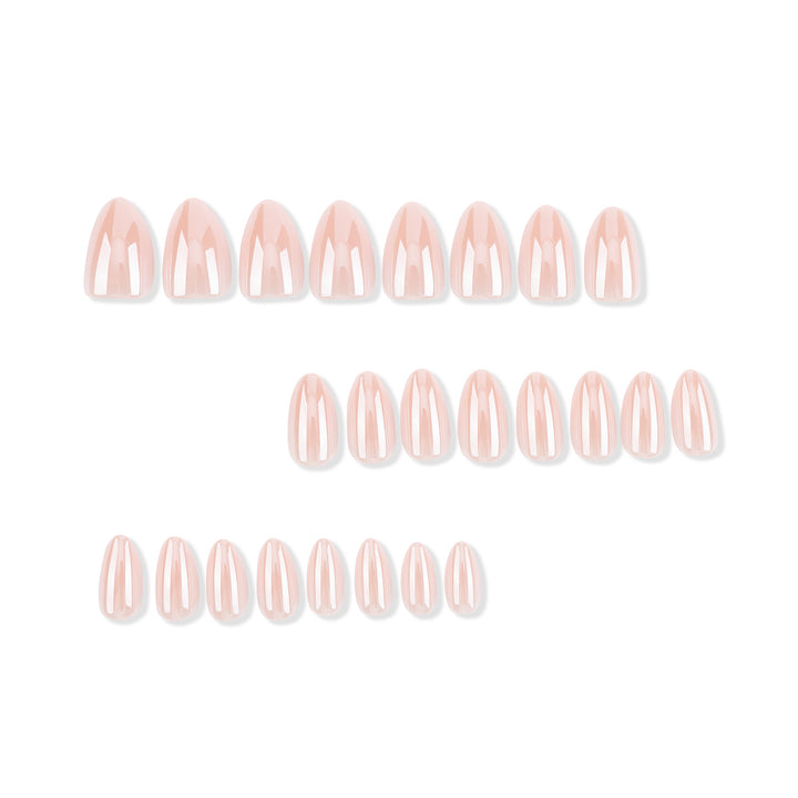 Nail extensions with elegant gloss finish Kalsten