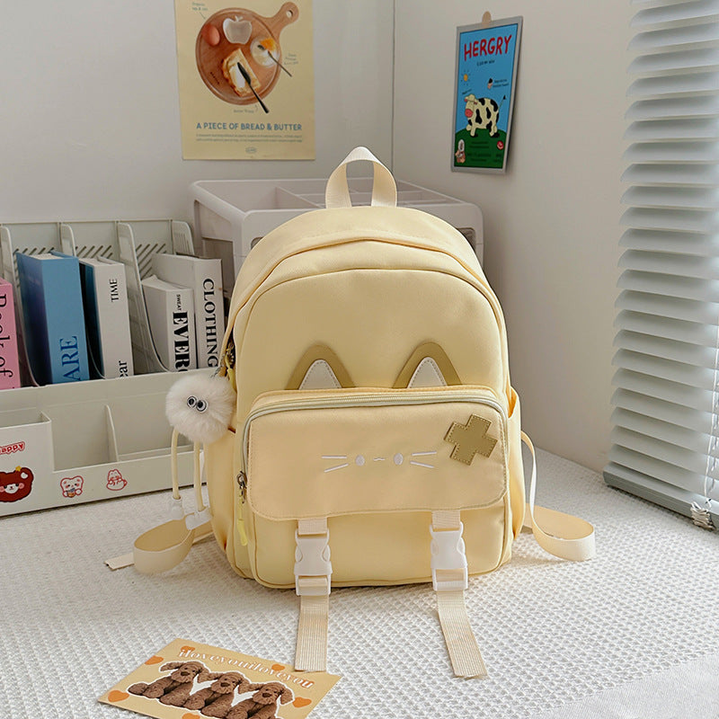 Adorable Cat Ear Design School Backpack