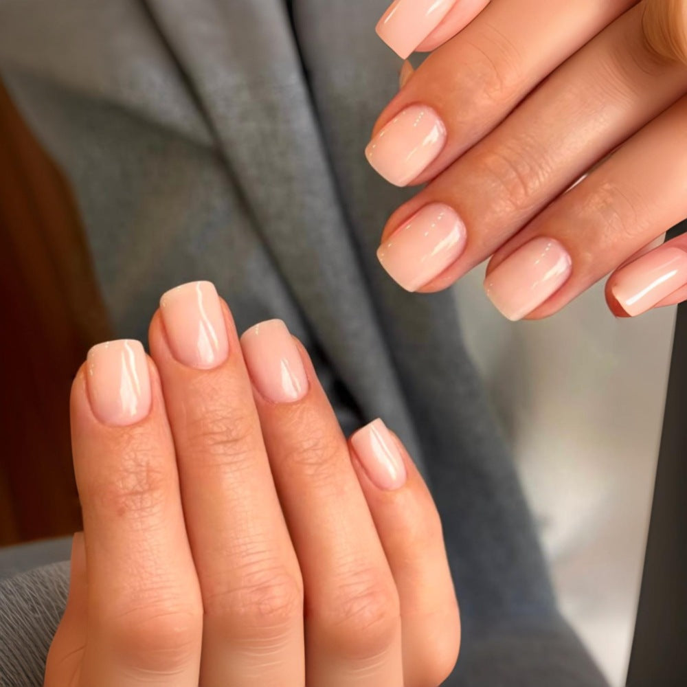 Classic Square-Shaped Press-On Nails