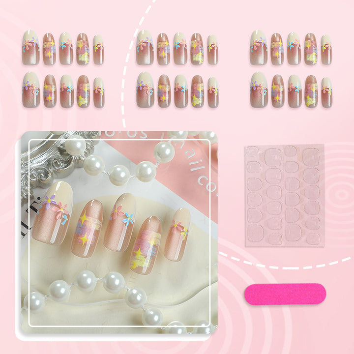 Artistic Decorative Press-On Nails
