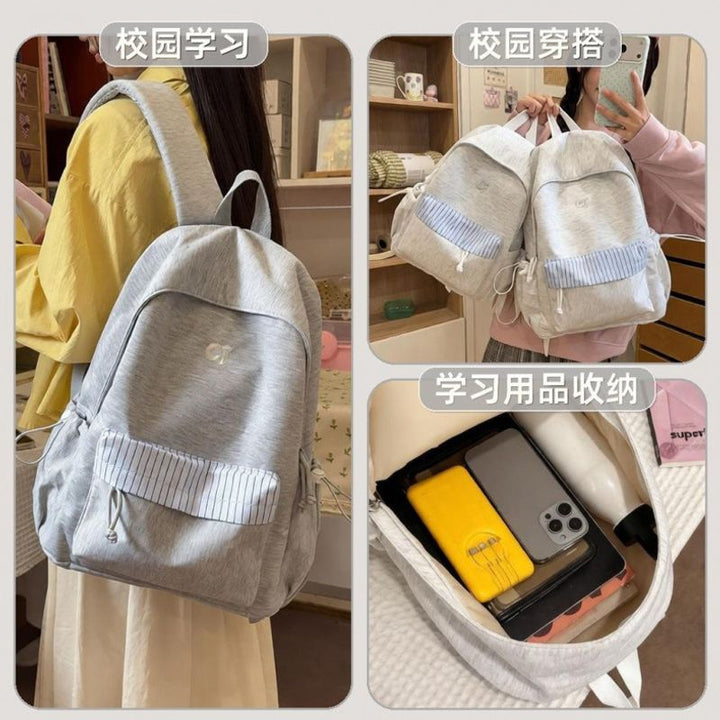 Casual Soft Fabric Backpack Kalsten