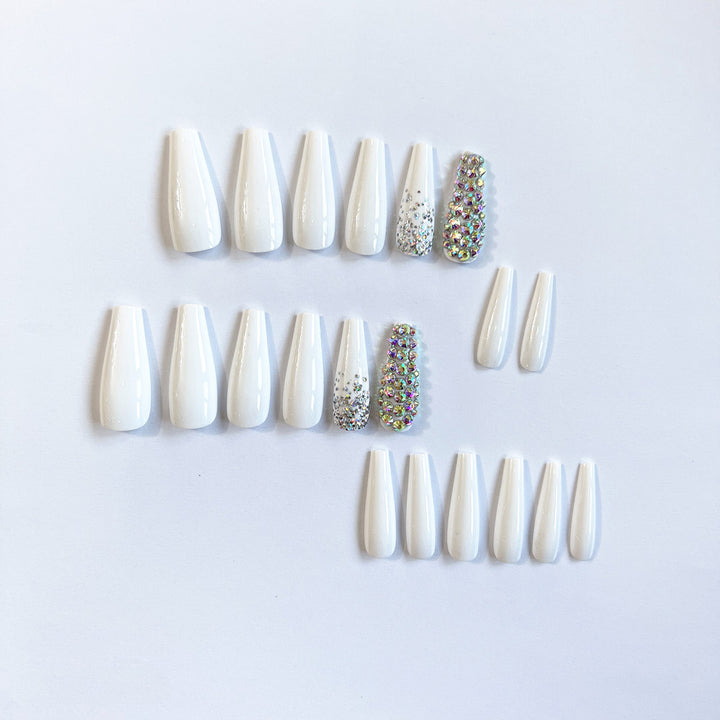 Glamorous Glitter-Infused Press-On Nail Set