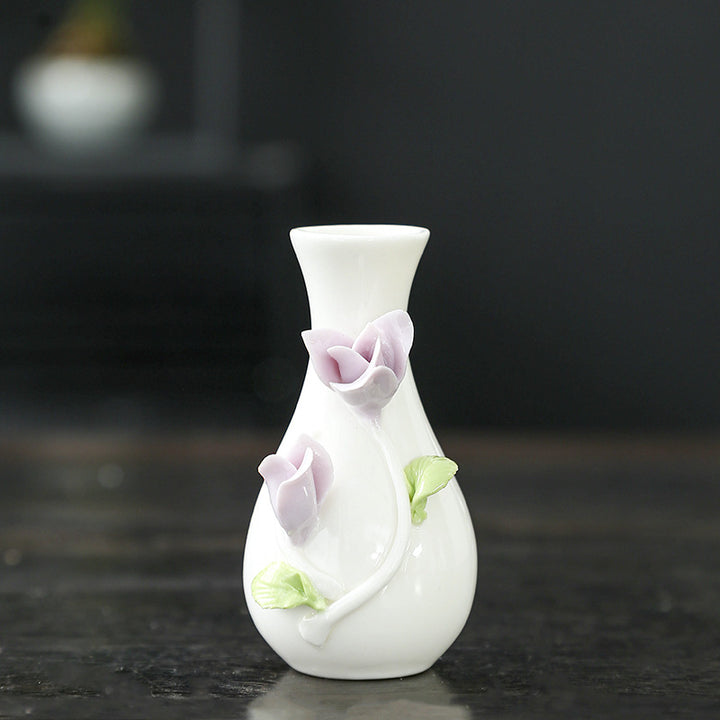 Floral Art Ceramic Vase Kalsten