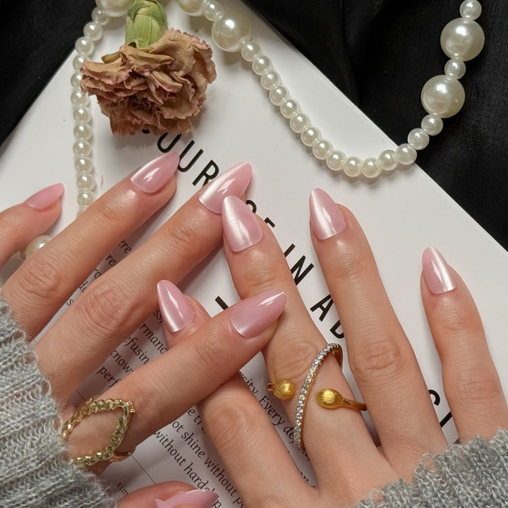 Elegant Artificial Nails with High Gloss Finish Kalsten