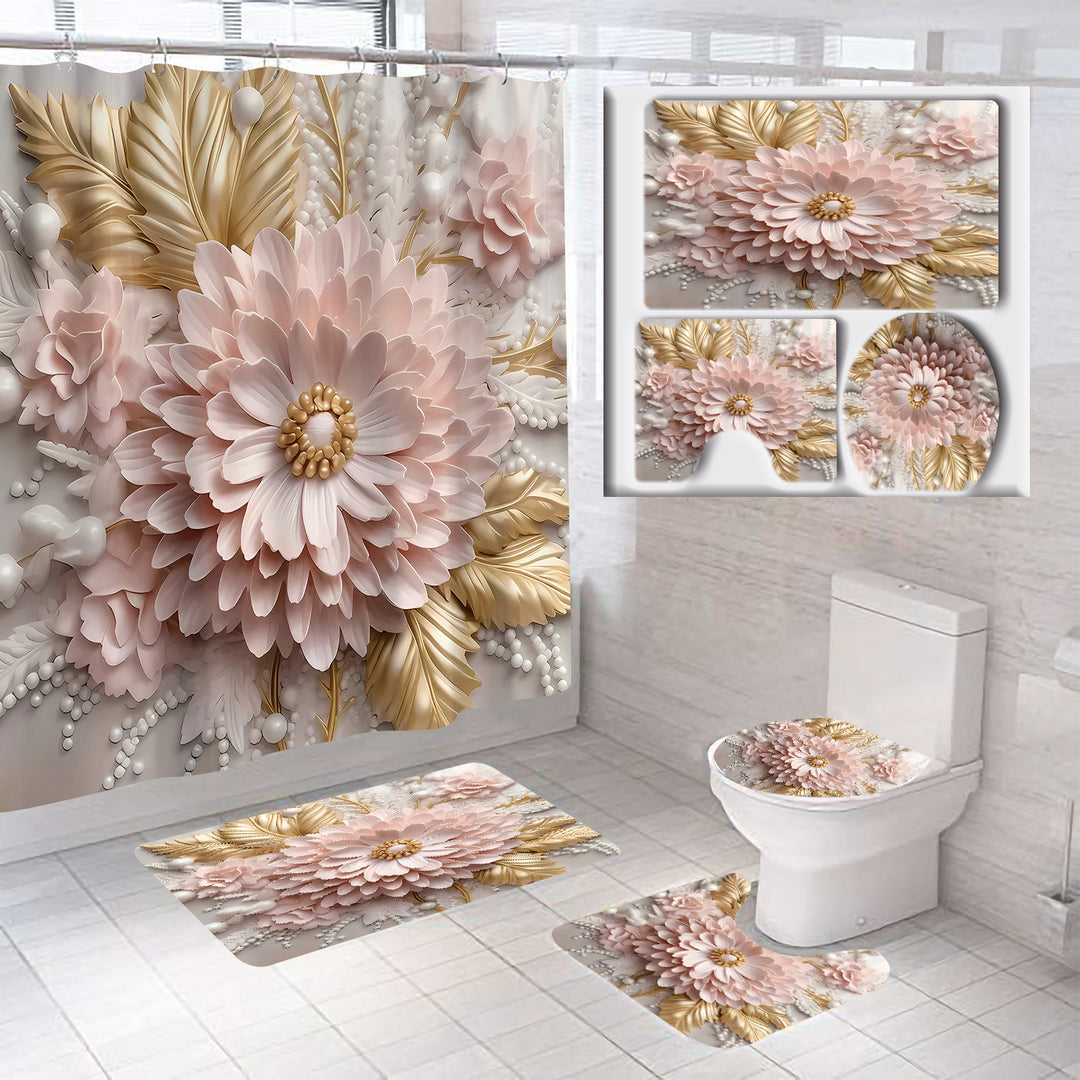 Floral Bathroom Set Kalsten