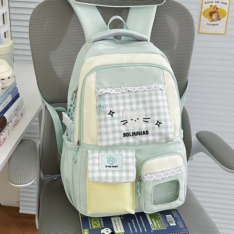 Cute Cartoon Cat-Themed Backpack Kalsten