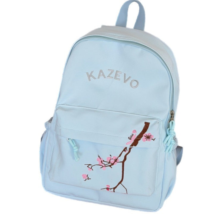 Stylish Embroidered Cherry Blossom Backpack Kalsten