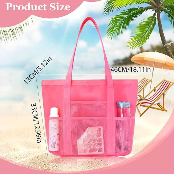 Padded shopping bag with side mesh pockets Kalsten