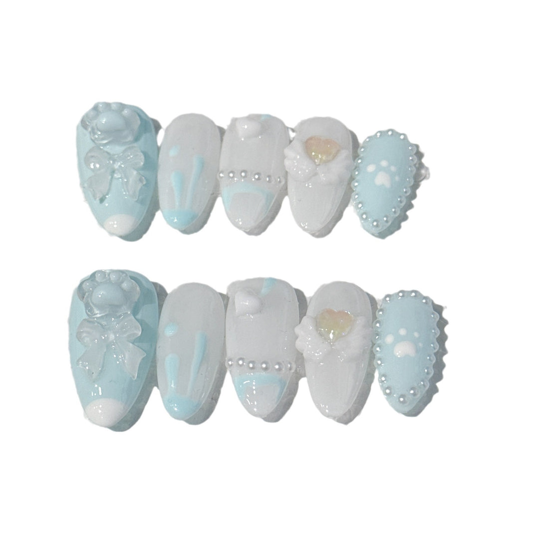 Whimsical Cartoon-Themed Decorative Nail Art Set
