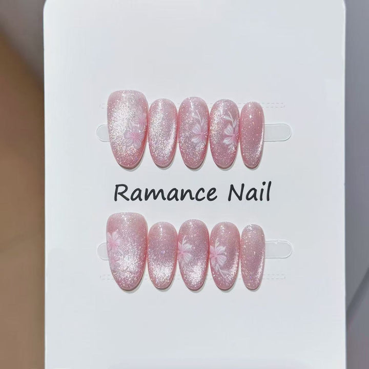 Floral Design Press-On Nail Set Kalsten