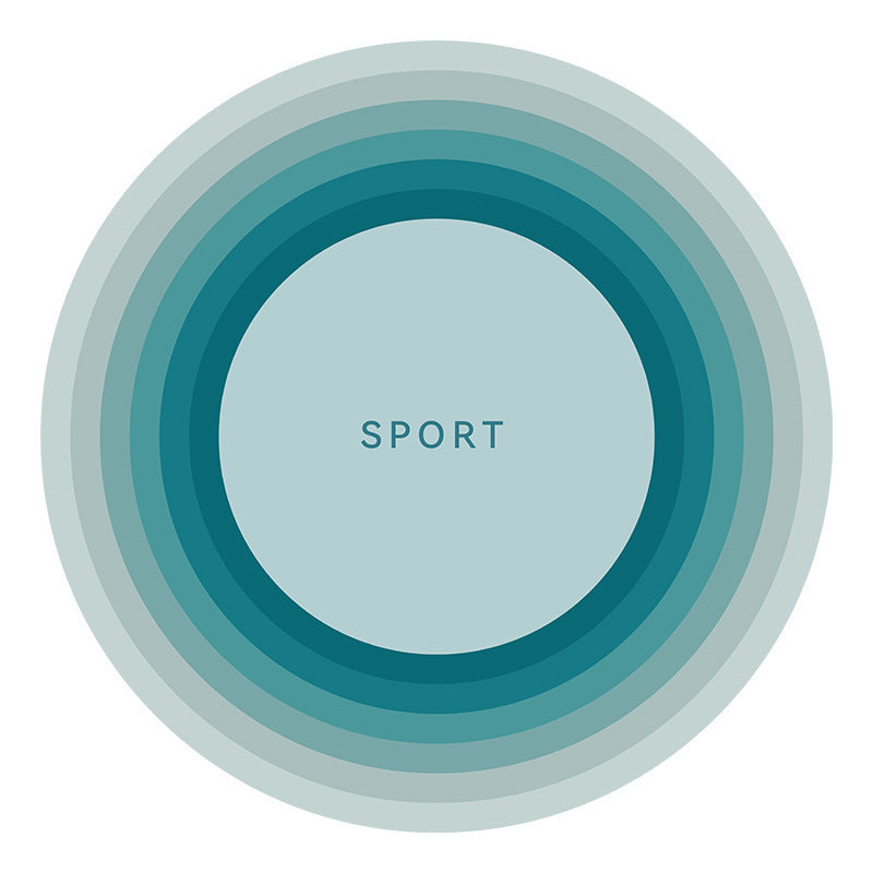 Abstract Sports-Themed Area Mat Kalsten