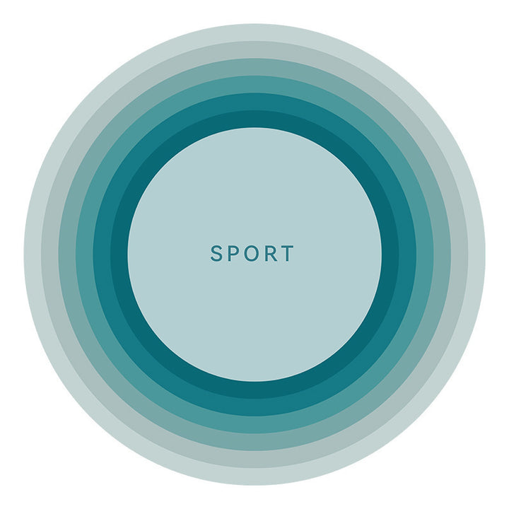 Abstract Sports-Themed Area Mat Kalsten