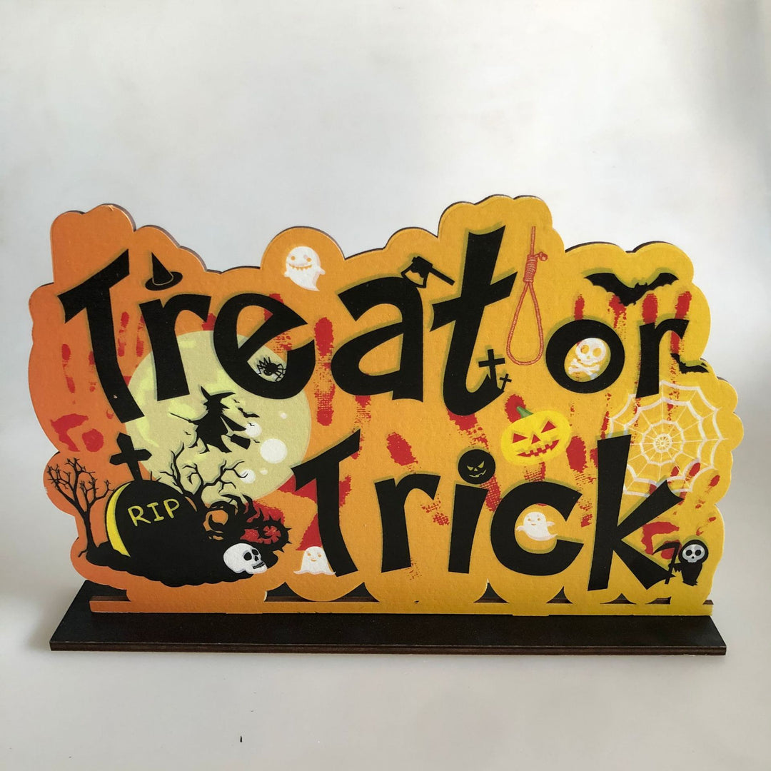 Halloween-Themed Decorative Table Centerpiece