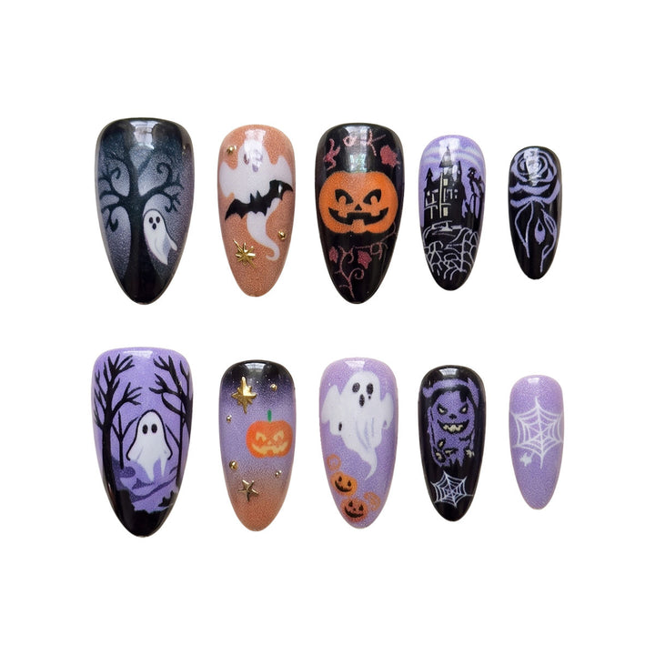 Halloween-Themed Press-On Nail Set