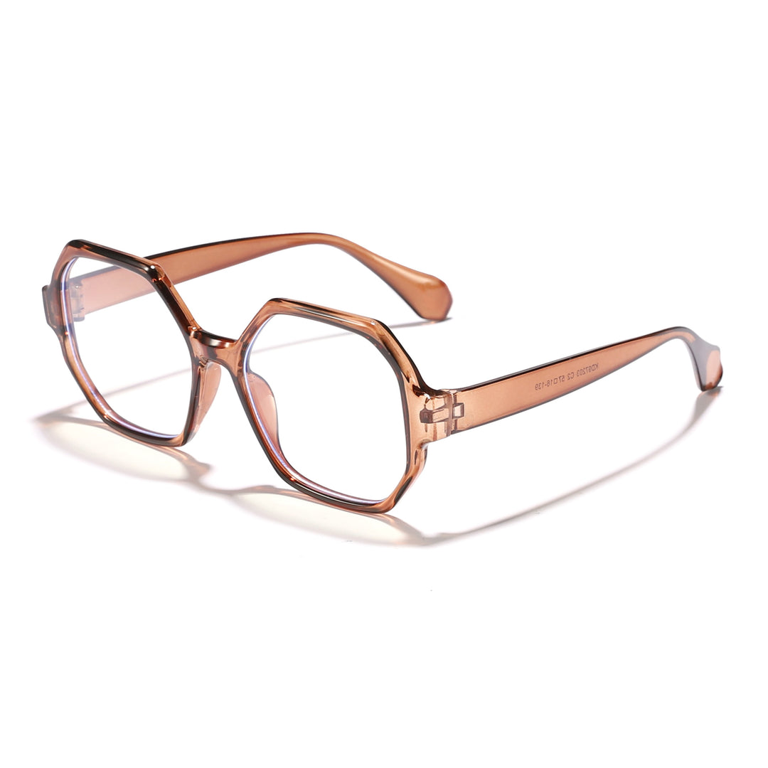 Women's fashionable sunglasses with hexagonal frame and UV protection Kalsten