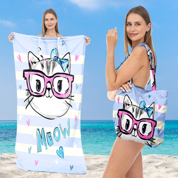 Tote bag in stylish lotus design Kalsten