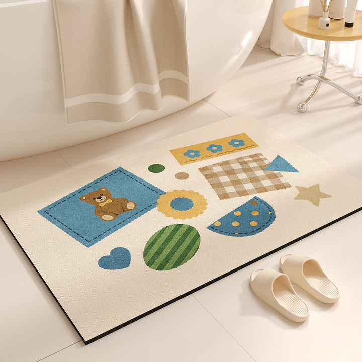 Cute Cartoon-Themed Bath Mat Kalsten